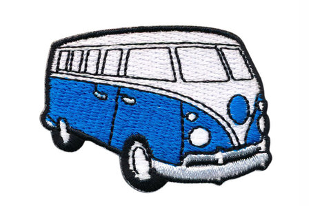 Volkswagen bus gekleurd