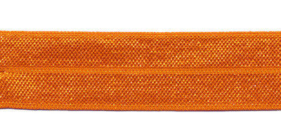 Oranje elastisch biaisband