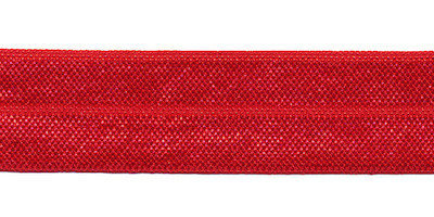 Rood elastisch biaisband
