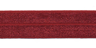Bordeaux rood elastisch biaisband