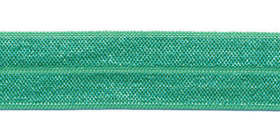 Zee blauw elastisch biaisband