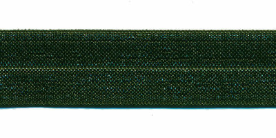 Leger groen elastisch biaisband