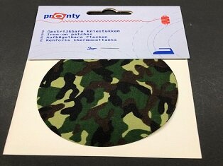 Kniebeschermer camouflage groen