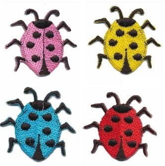 Lieveheersbeestjes gekleurd