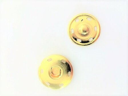 30 mm Goud opnaaibare drukknoop