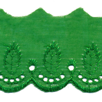 50 mm Groen broderie