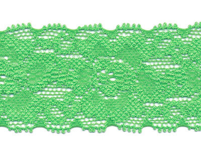 Groen kant 35 mm elastisch