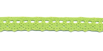 Lime groen kant 11 mm