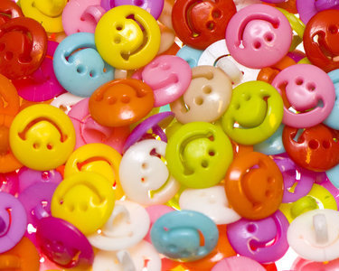 Smiley 15 mm kinderknoopjes