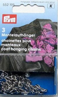 Mantelhangers Prym zilver