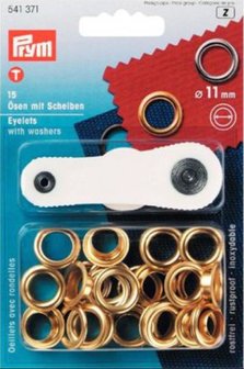 Prym nestel 11mm goud