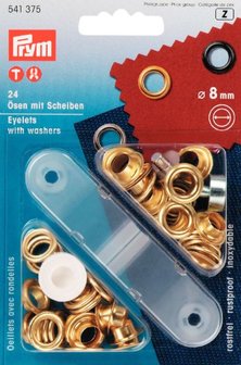 Prym nestel 8mm goud 