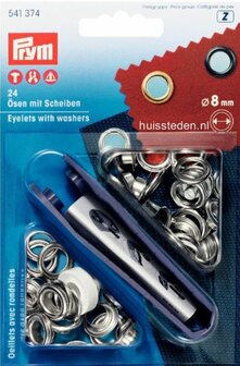 Prym nestel 8mm zilver