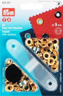 Prym nestel 5mm goud