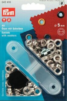 Prym nestel 5mm zilver