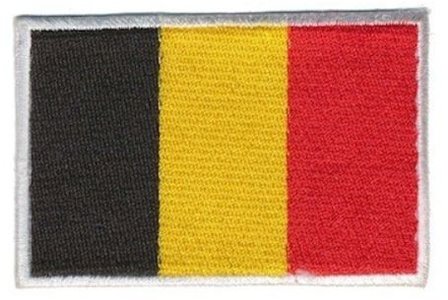 Belgische vlag 7cm 