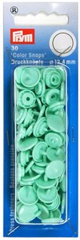 Rond mint groen color snaps