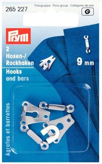 Broek en rokhaken 9mm Prym