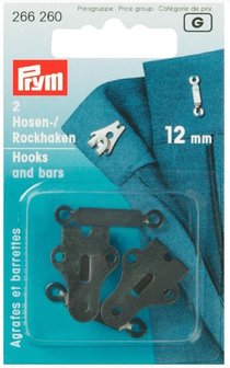 Broek en rokhaken 12mm Prym