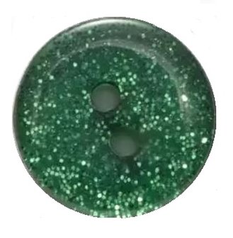 Groen glitter knoop