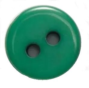 Ronde knoop groen 9mm
