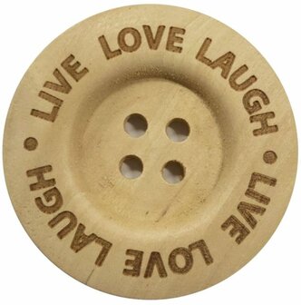 40 mm Live Love Laugh