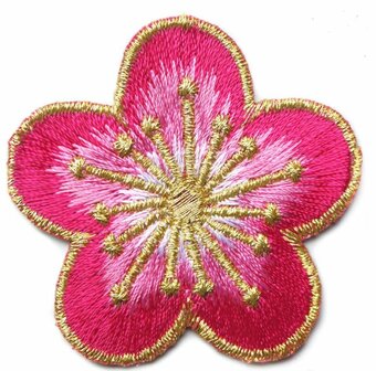 Bloem roze 4,5cm