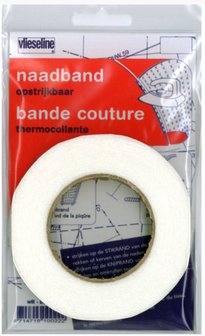 Naadband 10 mm wit