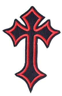 Kruis 9,5cm rood