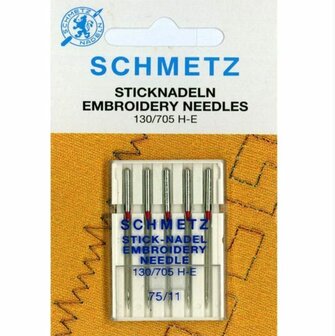 Embroidery 75/11 Schmetz naalden