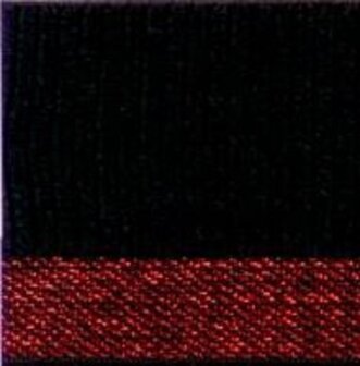 40 mm Lurex zwart/rood