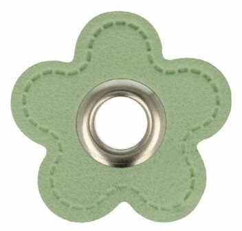 8mm Licht Groen/zilver