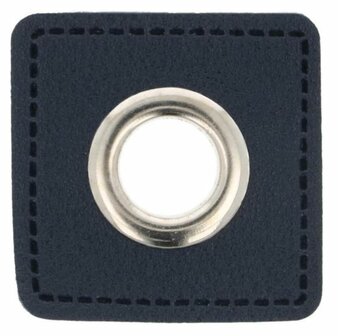 8mm Donkerblauw /Zilver