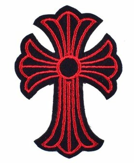 Kruis 7,1cm rood