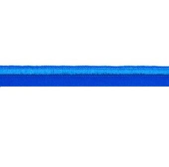 Blauw paspelband elastisch