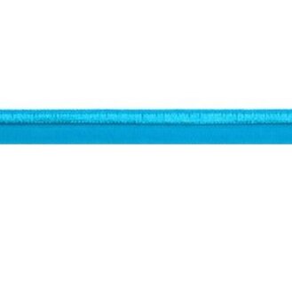 Licht blauw paspelband elastisch