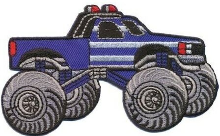 Monster truck blauw