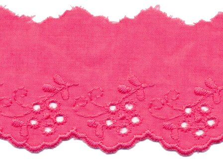 50 mm Fuchsia broderie