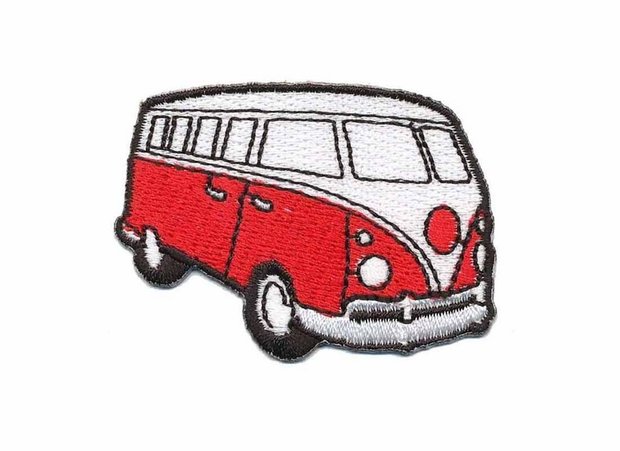 Volkswagen bus gekleurd