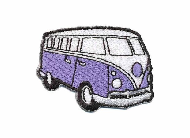 Volkswagen bus gekleurd