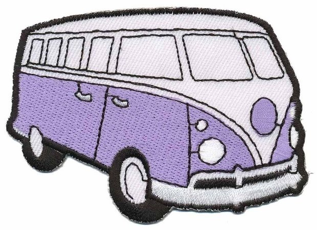 Volkswagen bus gekleurd