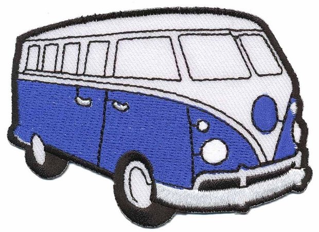 Volkswagen bus gekleurd