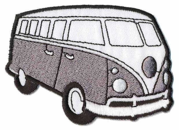 Volkswagen bus gekleurd