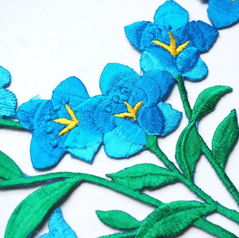 Bloemen 25 cm Blauw