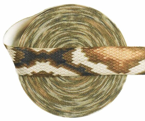 Slangen 15mm elastisch biaisband 