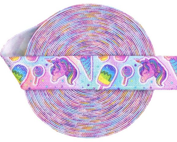 Unicorn 15mm elastisch biaisband 