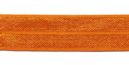 Oranje elastisch biaisband