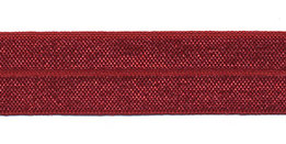 Bordeaux rood elastisch biaisband