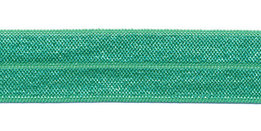 Zee blauw elastisch biaisband