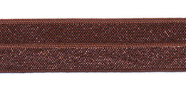 Bruin elastisch biaisband